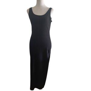 AG Adriano Goldschmied Ribbed Tank Dress Size M Color Black